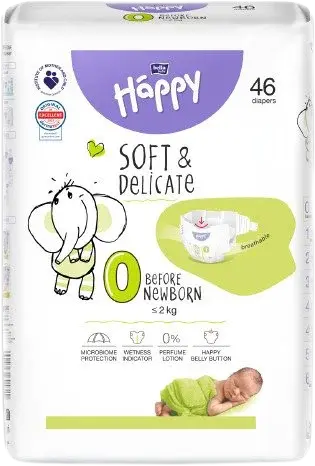 BELLA Baby Happy Soft&Delicate Before New Born 46 ks