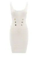 Bílé pouzdrové šaty Pinko