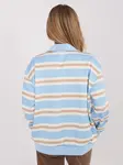 Pruhovaná blúzka s golierom