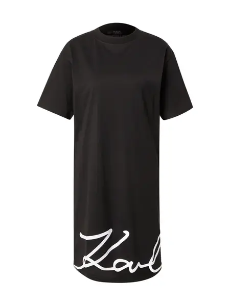 Karl Lagerfeld Šaty  čierna / biela