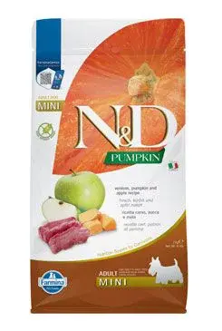 N&D Pumpkin Dog Adult Mini Venison & Apple 2kg