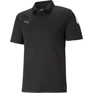 Puma TEAM LIGA SIDELINE POLO Pánske tričko polo, čierna, veľkosť