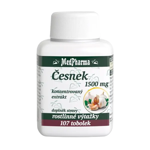 MEDPHARMA Česnek 1500 mg 107 kapslí