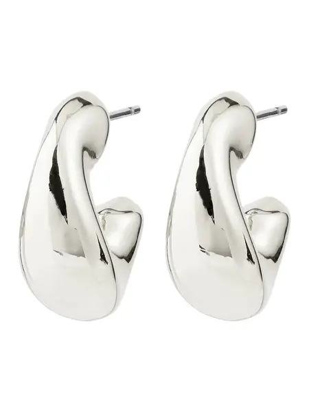 Pilgrim Náušnice 'Jennings'  strieborná