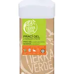 TIERRA VERDE Prací gel z mýdlových ořechů s BIO pomerančovou silicí 1 l