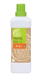 TIERRA VERDE Prací gel z mýdlových ořechů s BIO pomerančovou silicí 1 l
