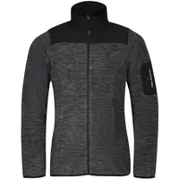 ALPINE PRO LONEB Pánska melírovaná mikina, tmavo sivá, veľkosť