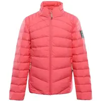 ALPINE PRO RETERO Detská ultralahká páperová bunda, červená, veľkosť 152-158