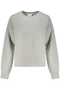 Šedá mikina bez kapuce