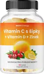 MOVIT ENERGY Vitamin C 1200 mg s šípky + Vitamin D + Zinek PREMIUM 90 tablet