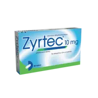ZYRTEC 10 mg 20 tablet