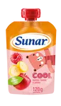 SUNAR Cool ovocná kapsička malina, banán, jablko 12m+ 120 g