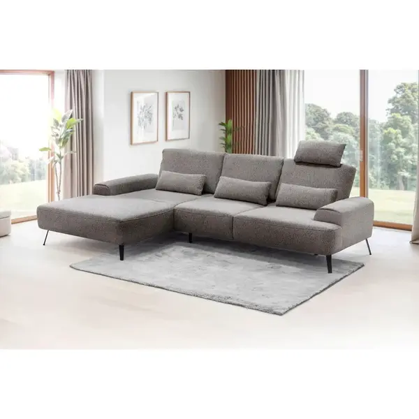 Livetastic ROHOVÁ SEDAČKA, textil, šedavě hnědá