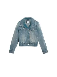 Desigual Prechodná bunda  modrá