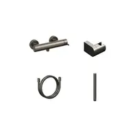 Sprchová batéria Ravak Espirit so sprchovacím setom 150 mm grafit kartáčovaný X07S131