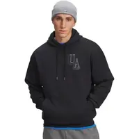 Under Armour ICON FLEECE GRAPHIC Pánska mikina, čierna, veľkosť L