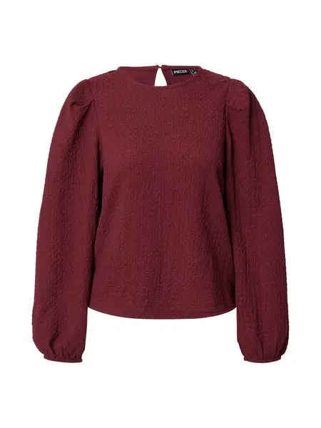 PIECES Blúzka 'PCJAMAL'  vínovo červená