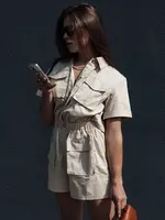 Kombinezon BROST beżowy Dstreet