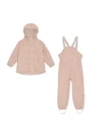 Dětský nepromokavý set Konges Sløjd RAINY PALME SET růžová barva, KS104156