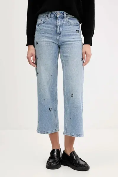 Džíny Desigual MINIMI dámské, high waist, 25WWDD17