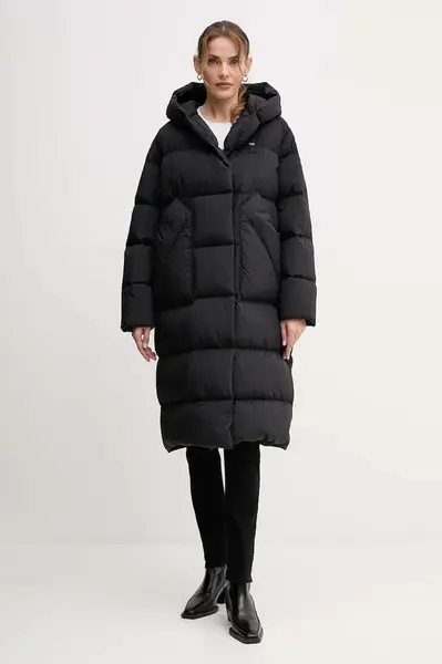 Péřová bunda Blauer RUTH černá barva, BLDK03168