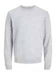 JACK & JONES Sveter 'JJEPerfect'  svetlosivá