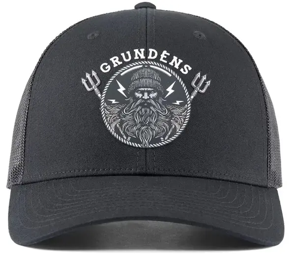 Grundéns šiltovka sentinel of the seas trucker black