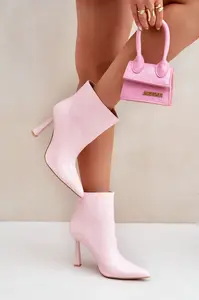 FS1 Lakované Boty Na Špičce Růžové Seliri