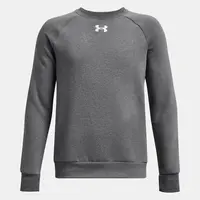 Under Armour Mikina UA Rival Fleece Crew-GRY - Kluci