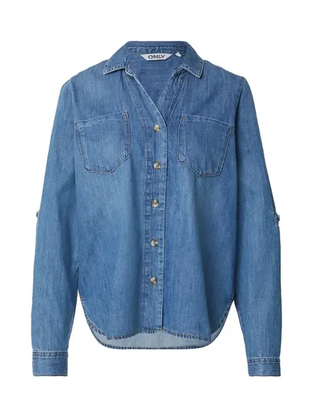 ONLY Blúzka 'ONLYasmin'  modrá denim