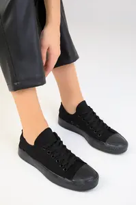 Soho černo-černé dámské tenisky 18078