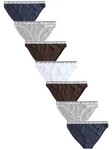 Next Nohavičky  námornícka modrá / čokoládová / biela