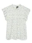 VERO MODA Blúzka 'VMTrine'  olivová / ružová / biela