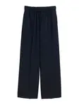 TOM TAILOR DENIM Nohavice s pukmi  tmavomodrá