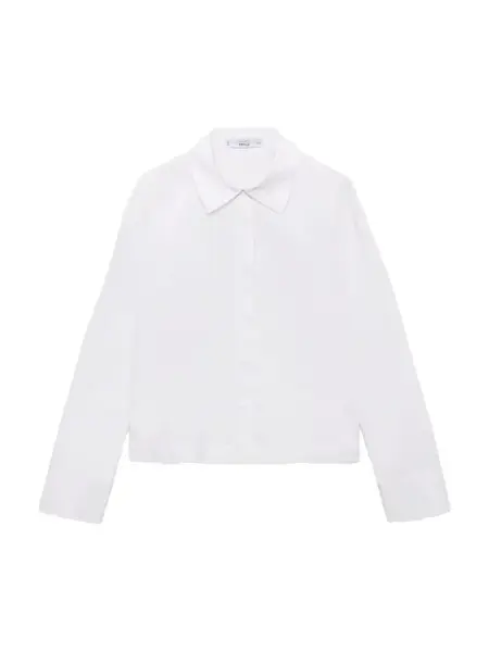 MANGO Blúzka 'GIGI'  šedobiela