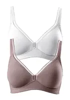 PETITE FLEUR Podprsenka  telová / biela