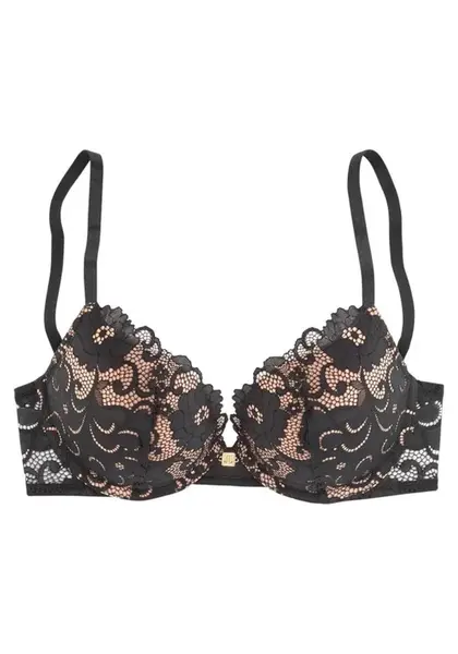 JETTE Podprsenka  béžová / čierna