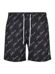 Urban Classics Plavecké šortky  čierna / biela