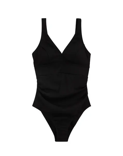 WE Fashion Jednodielne plavky  čierna