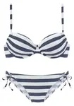 VENICE BEACH Bikiny  námornícka modrá / biela