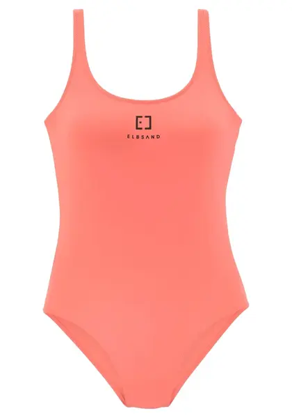 Elbsand Jednodielne plavky  oranžovo červená