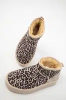 Soho Beige Leopard Women's Boots & Bootie 20026