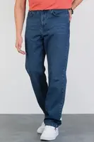 52334 Dewberry Baggy Fit Relaxed Cut Hlt Loose Mens Jeans-BLUE