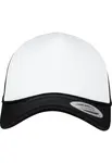 Flexfit Čiapka 'Foam Trucker Curved Visor'  čierna / biela