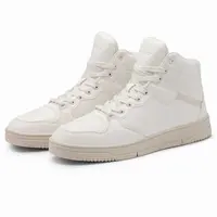 Ombre Insulated men's high top sneaker shoes - white