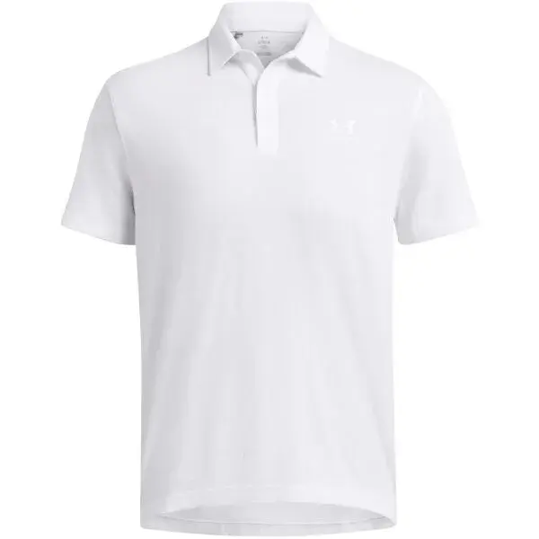 Under Armour ICON Pánske polo tričko, biela, veľkosť M