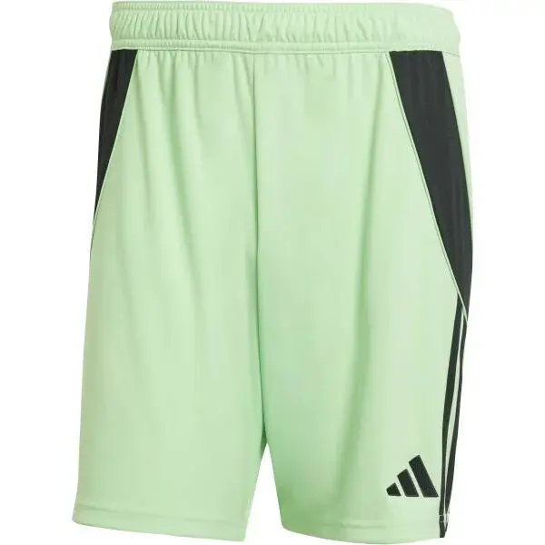 adidas TIRO24 SHORTS Pánske futbalové šortky, svetlo zelená, veľkosť