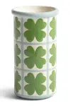Dekorativní váza &k amsterdam patch clover 16,5 x 9 cm