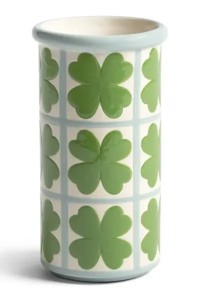 Dekorativní váza &k amsterdam patch clover 16,5 x 9 cm