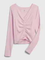 GAP Dětské nabírané tričko - Holky